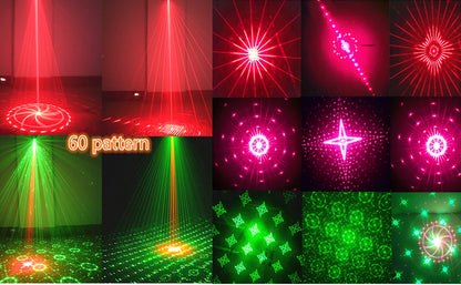 Party Lighting,Dj Disco Lights,stroboscopic Sound Control Laser Lights