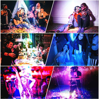 Party Lighting,Dj Disco Lights,stroboscopic Sound Control Laser Lights